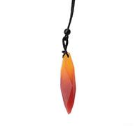 Oniissy Pendentif tendance en résine pour plongée - Étoile lumineuse - Design phosphorescent - Texture irrégulière - Compatible avec les accessoires de sports nautiques (jaune)
