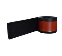 Oniissy Plinthe en PVC souple imperméable - Pièces décoratives pour l'amélioration de la maison et le matériel de construction, facile à installer avec dos automatique (noir)