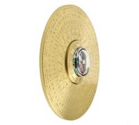 Oniissy Poche de poche pour boussole en laiton style chinois pour la randonnée, la navigation extérieure et la décoration de bureau à domicile, pour CNC pour un matériau en laiton durable, 8 x 8 x 1