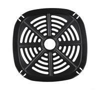 Oniissy Poêle à frire à air comprimé pour friteuse à air, plateau carré d'accessoires pour friteuse à air, plaque de gril, pièces de rechange, plateau de cuisson à la vapeur, plateau de gril (21 x 21