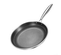 Oniissy Poêle martelée multi-tailles avec finition résistante aux rayures et chauffage uniforme, convient pour une utilisation sur tous les types de poêles, tailles 22, 26, 30 cm (22 cm)