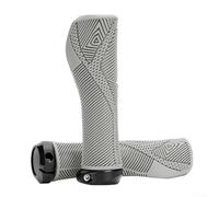 Oniissy Poignées de vélo pliables pour VTT, en TPE antidérapant, souple, légères, 22,2 mm, avec doublure en polypropylène, compatibles avec la plupart des vélos (gris)