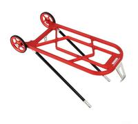 Oniissy Porte-bagages arrière pliable en alliage d'aluminium CNC pour vélo et pour 3sixty United Trifold, support cargo ultraléger avec construction haute résistance (rouge)