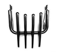 Oniissy Porte-bagages - Porte-bagages amovible noir - Plate-forme de rangement à deux niveaux - Porte-bagages pour vélo de tourisme - Support d'équipement de voyage pour moto