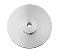 Oniissy Poulie en aluminium à rainure en V pour courroies de 6 mm de largeur avec diamètre extérieur de 20 mm à 80 mm, conception à rainure unique pour moteurs et mini broches (80)