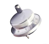 Oniissy Pour CNC Électronique MPG Générateur d'impulsions Manuel 6 Bornes 5 V 60 mm Alliage D'aluminium Manivelle pour Machine à Graver Systèmes de Contrôle et PLC