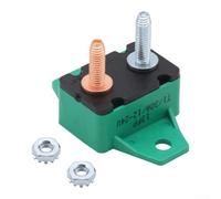 Oniissy Protection contre les surcharges pour voiture, disjoncteur à réinitialisation automatique 5 A-50 A, protection thermique pour chargeurs de batterie, stéréos, camping-cars, remorques, fibre de