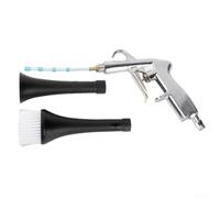 Oniissy Pulvérisateur pneumatique haute pression avec brosse - Souffleur d'air en alliage d'aluminium pour intérieur de véhicule et électronique, compatible avec (HT-05)