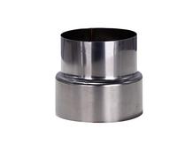 Oniissy Réducteur de tuyau de poêle Ø 80 mm/Ø70 mm, en acier inoxydable résistant à la chaleur, réducteur de tuyau de cheminée, adaptateur de conduit, réduction de tuyau de raccordement de cheminée