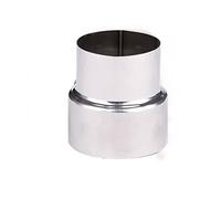 Oniissy Réducteur de tuyau de poêle Ø 90 mm/Ø80 mm, en acier inoxydable résistant à la chaleur, adaptateur de conduit, raccord de cheminée