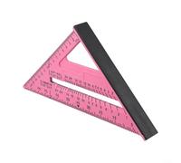 Oniissy Règle triangulaire de menuiserie - Outil carré en plastique ABS multi-angles - Outil de mesure à angle droit - Outil de mise en page pour le travail du bois et les projets professionnels (A)