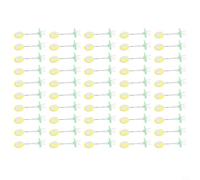 Oniissy Resistance Space Beans Siège flottant intégré avec design anti-enchevêtrement pour matériel de pêche, lot de 50 pièces en silicone noir et blanc (taille S)