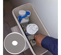 Oniissy Roca Lot de 5 joints de valve de chasse d'eau pour toilettes Roca à double chasse d'eau, joints de rondelle à membrane en caoutchouc compatibles avec AH0007100R, ID 1,7 cm, OD 6,6 cm