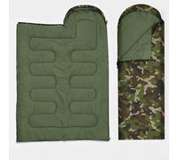 Oniissy Sac de couchage camouflage pour enfants et adultes - Enveloppe toutes saisons en polyester 170T avec coque hexagonale imperméable - Couverture de camping isolée chaude (camouflage) (0,95 kg