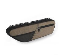 Oniissy Sac de rangement étanche pour cadre de vélo de 1,6 l avec poches en maille double face, tissu polyester résistant à l'usure, montage rapide pour (marron)