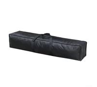 Oniissy Sac de rangement pliable à longue bande pour tapis, couvertures de sol, lampes de photographie, trépieds, supports d'appareil photo, activités de plein air, économiseur d'espace (noir, 120 x