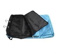 Oniissy Sac de rangement portable étanche pour bride et licol avec 3 crochets pour équipement d'équitation - Sangles en nylon réglables pour une organisation facile (bleu sarcelle foncé)