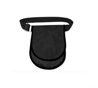 Oniissy Sac de transport pour équipement d'athlétisme avec 2 poches, sangle de transport réglable, matériau polyester Oxford résistant aux intempéries, noir ou noir