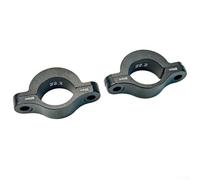 Oniissy Serre-guidon en alliage d'aluminium avec coussinets antidérapants pour route, montagne, piste et vélos, 31,8 mm de diamètre (compatible avec 22,2 mm via réduction pour anneau) (1 paire)