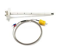 Oniissy Sonde de four à thermocouple en céramique de type K pour sonde de type K Capteur thermocouple et compteur dans une plage de température de -50 °C à 1300 °C Capteurs de température