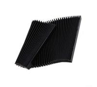 Oniissy Soufflet d'accordéon flexible pour fraiseuse - Protection contre la poussière - Pour équipement CNC - Noir - Étanche et résistant à l'huile - Longueur 1,5 m (160 mm)