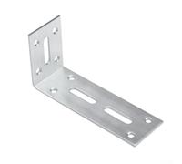 Oniissy Support d'angle épais à angle droit de 90 degrés en acier inoxydable robuste pour la maison et le jardin, le bâtiment et la quincaillerie, 60 x 120 mm