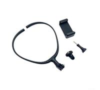 Oniissy Support de cou réglable pour Insta360 et pour DJI pour caméras d'action Osmo - Angle flexible de 180° - Support avec support central sécurisé, compatible avec Hero Series (B)