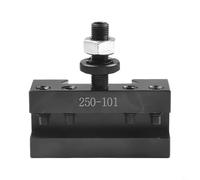 Oniissy Support de poteau à changement rapide pour tour CNC 250-101 pour tours oscillants de 10 à 15 pouces, compatible avec porte-outils 250-100/250-111, support de tournage et de face en acier pour
