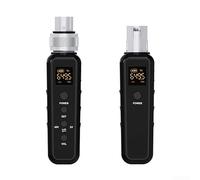 Oniissy Système de microphone sans fil - Émetteur et récepteur XLR UHF - Pour microphones dynamiques - Pour systèmes de sonorisation/son en direct/mixeur audio/église/studio (540-590)