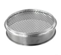 Oniissy Tamis de sol en maille métallique de 6 mm, 7 mm, 12 mm pour le jardinage, 20 cm de diamètre pour séparer les pierres et les brindilles du terreau de rempotage, plantes de jardin d'intérieur