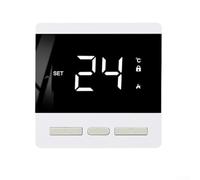 Oniissy Thermostat électrique de chauffage au sol 25 A offrant une régulation stable de la température, des commandes intelligentes pour les systèmes de chauffage des salles à vapeur, thermostat de