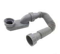 Oniissy Tuyau de vidange en ABS pour baignoire et douche - Siphon plat pour baignoire - Design innovant à profil bas du tuyau de vidange de baignoire