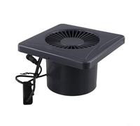 Oniissy Ventilateur de ventilation à énergie solaire 12 V avec panneau solaire, extracteur d'air haute vitesse pour installation murale ou châssis, design économe en énergie, moteur en cuivre pur