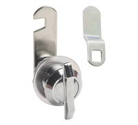 Oniissy Verrou à came en alliage de zinc pour portes de compartiment de camping-car, remorques et camping-cars, loquet rond non verrouillable de 2,5 cm pour armoires, boîtes à outils et