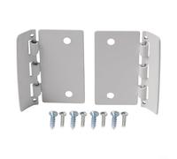 Oniissy Verrou de porte à bascule compatible avec Prime-Line U 9888 avec sécurité enfant, design réversible pour portes intérieures, construction en acier blanc