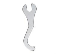 Oniissy Verrou pour outil de démontage de bague, clé de réparation de pédalier en acier inoxydable pour l'entretien du vélo avec crochet pour enlever le verrou de vitesse fixe pour bague et