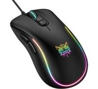 ONIKUMA CW907 Souris Gamer RGB Filaire, 7200 DPI réglable/7 Boutons -Noir Noir G
