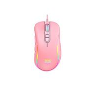 ONIKUMA CW907 Souris Gamer RGB Filaire, 7200 DPI réglable/7 Boutons -Rose
