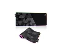 ONIKUMA G6 RGB Tapis de Souris Gaming - 800x300mm, 12 Modes LED Lumineuse -Noir