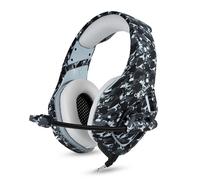 ONIKUMA K1-B Casque stéréo pour PS4, Xbox One, PC, Mac, -Camouflage Grey