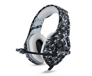 ONIKUMA K1-B Casque stéréo pour PS4, Xbox One, PC, Mac, -Camouflage Grey