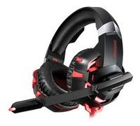 Onikuma K2A Gaming Headset PS4 Filaire Casque Stéréo Jeu Casque Gamer Headset rouge G