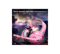 ONIKUMA K5 Gaming Headset LED casque avec microphone Microphone Pour PS4 PC Jeu