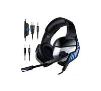 ONIKUMA K5 Pro Gaming Headset PS4 filaire stéréo jeu casque avec microphone LED s'allume pour PC tablette portable Xbox One
