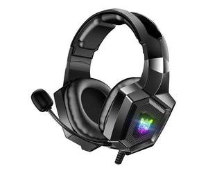 ONIKUMA - K8 Noir - Casque Gaming PC et Console LED RGB