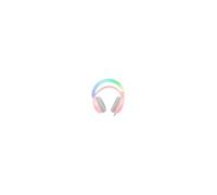 Onikuma Casque gaming X26 filaire anti-bruit de respiration LED RGB Rose