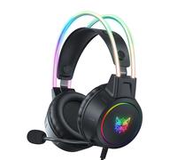 ONIKUMA - X15 PRO Noir - Casque Gaming Multiplateforme RGB LED
