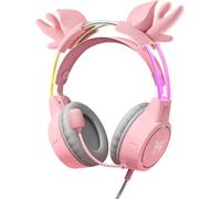 Onikuma X15Pro Gaming Headphones Pink/Deer Horns (casque de jeu)