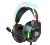 ONIKUMA - X26 Noir - Casque Gaming PC et Console LED RGB