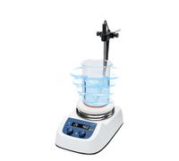 ONiLAB Agitateur magnétique chauffant 5", LED 280 °C, 200-1500 tr/min, 5 L | Plaque chauffante en inox revêtue de céramique, sonde de température, support et barreau inclus